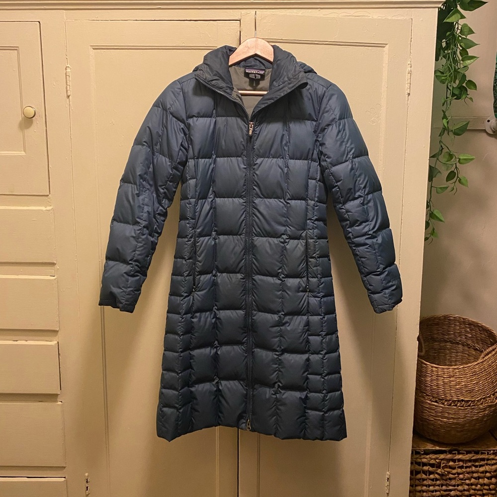 Patagonia puffer coat blue size XS/S
